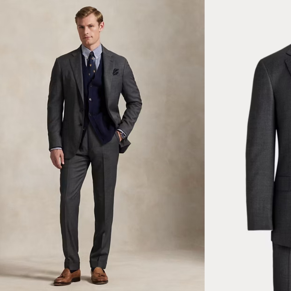 Ralph Lauren Charcoal Gray Men's Suit